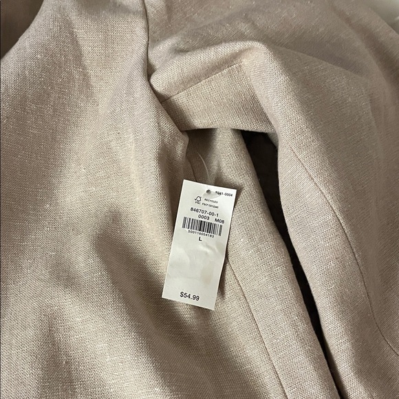 Elegant Cream Double-Breasted Women's Blazer - Picture 5 of 6